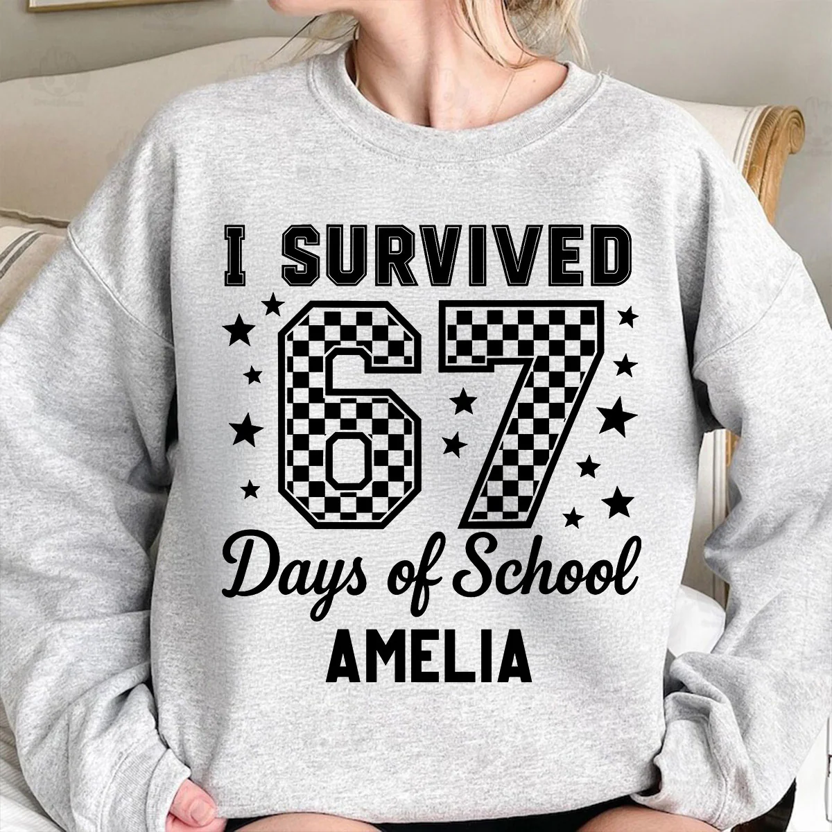 Viral Six Seven 67 Gen Z Funny Teen Slang - Personalized Shirt - Christmas Gift for Daughter, Son, Grandkids - Image 5