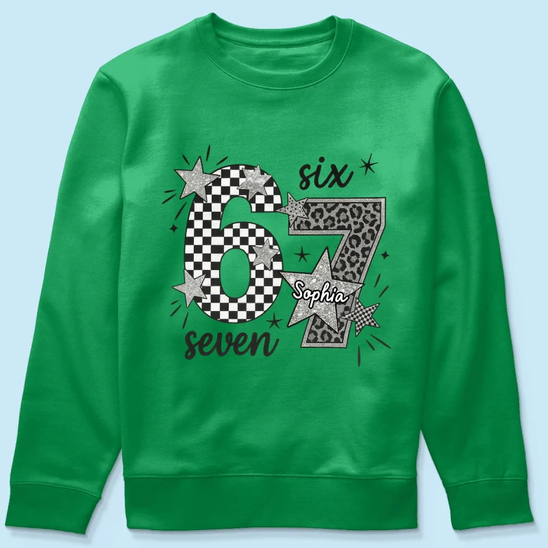 Viral Six Seven 67 Gen Z Funny Teen Slang - Personalized Shirt - Christmas Gift for Daughter, Son, Grandkids - Image 54