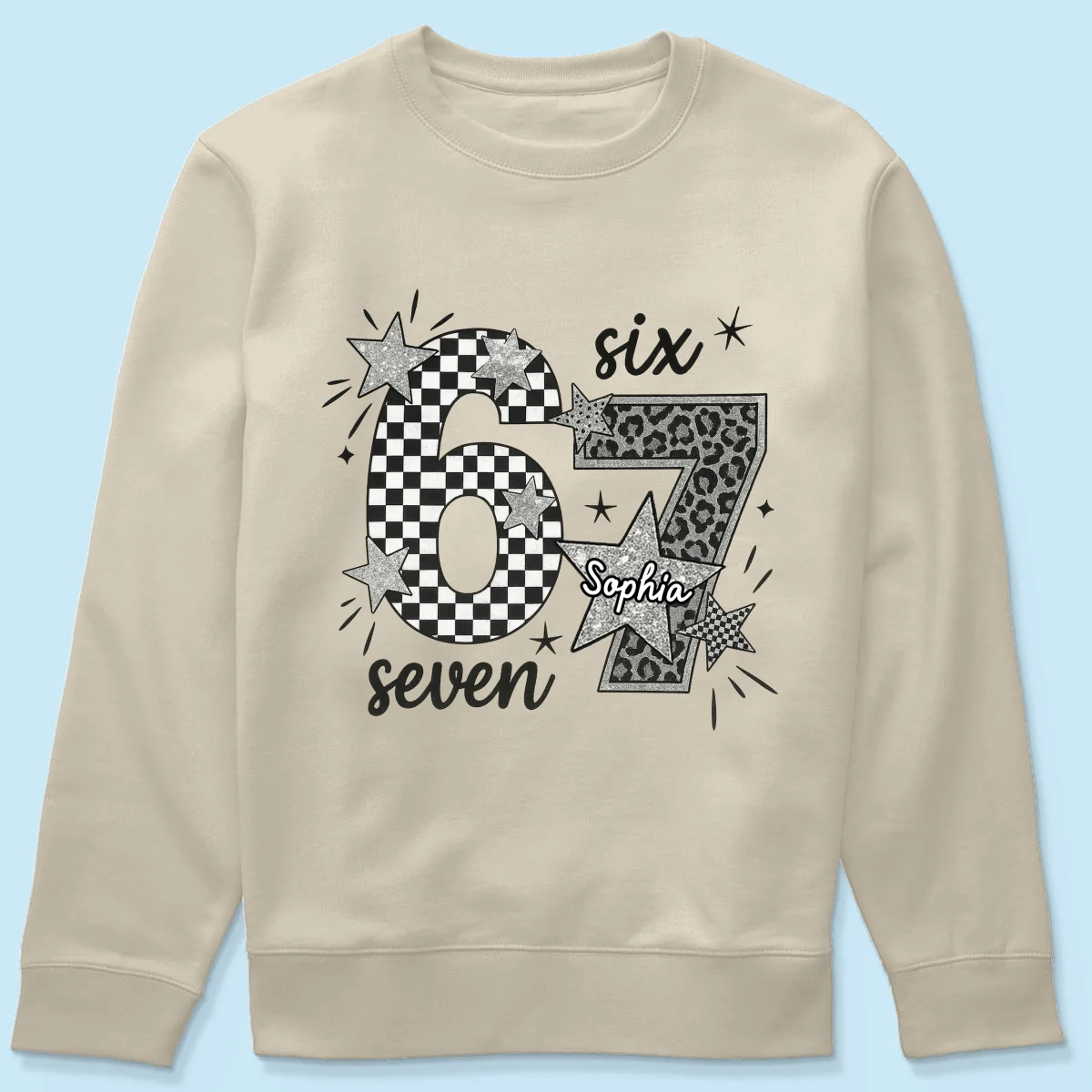 Viral Six Seven 67 Gen Z Funny Teen Slang - Personalized Shirt - Christmas Gift for Daughter, Son, Grandkids - Image 56