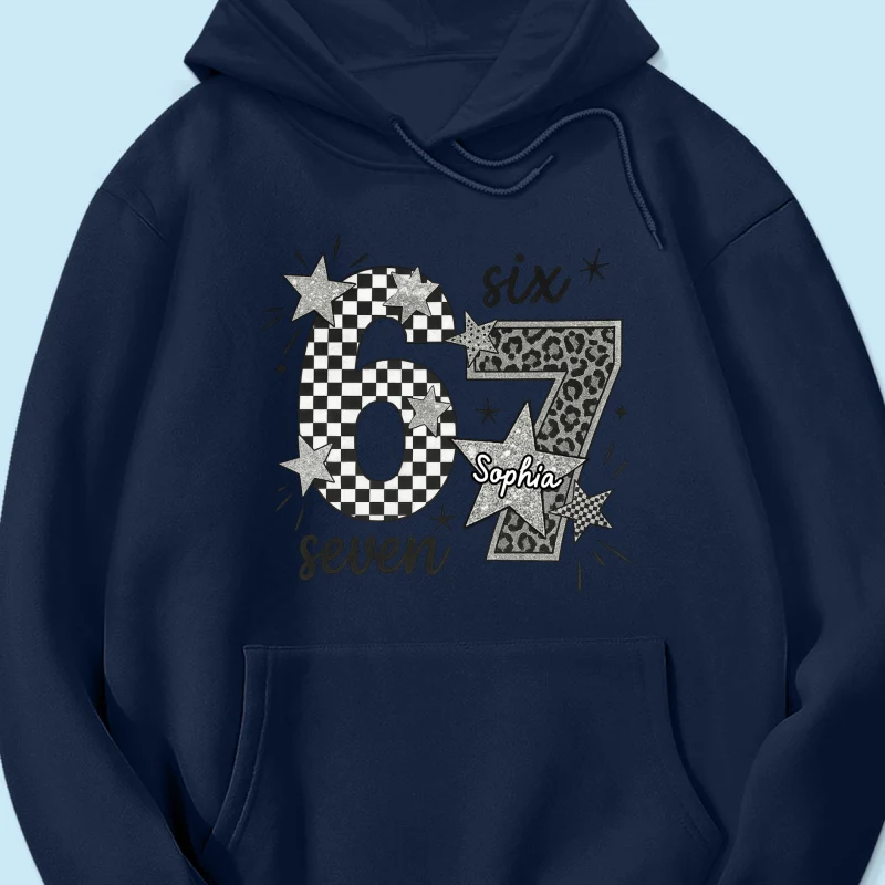 Viral Six Seven 67 Gen Z Funny Teen Slang - Personalized Shirt - Christmas Gift for Daughter, Son, Grandkids - Image 58