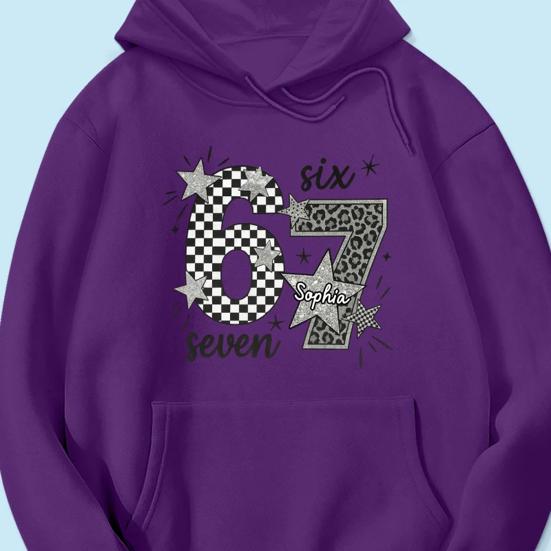 Viral Six Seven 67 Gen Z Funny Teen Slang - Personalized Shirt - Christmas Gift for Daughter, Son, Grandkids - Image 60