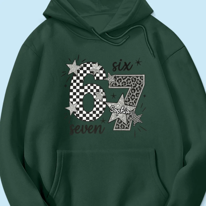 Viral Six Seven 67 Gen Z Funny Teen Slang - Personalized Shirt - Christmas Gift for Daughter, Son, Grandkids - Image 61