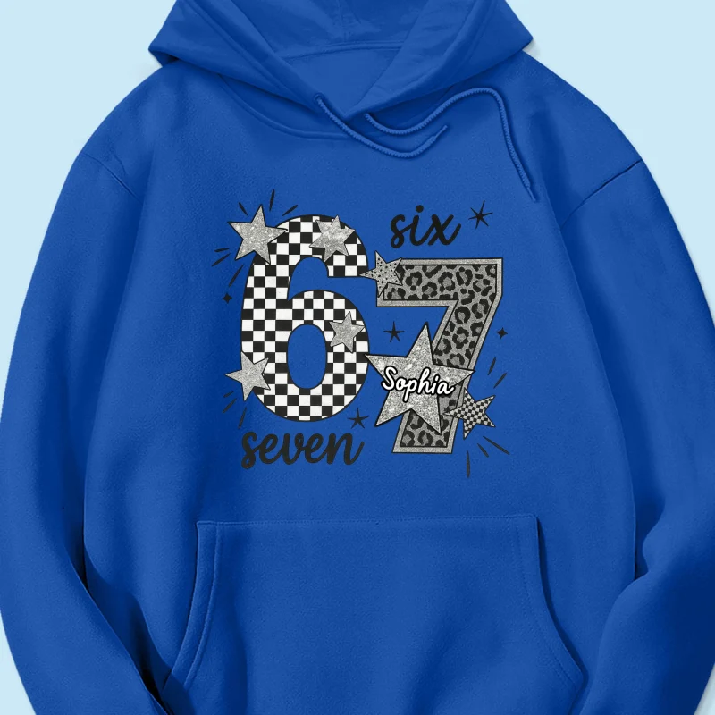 Viral Six Seven 67 Gen Z Funny Teen Slang - Personalized Shirt - Christmas Gift for Daughter, Son, Grandkids - Image 62