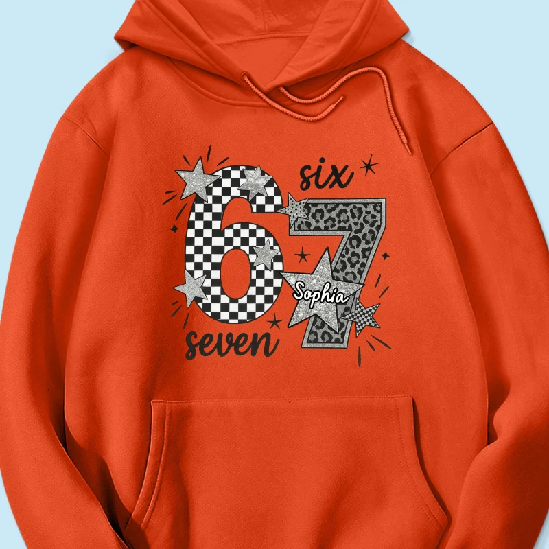 Viral Six Seven 67 Gen Z Funny Teen Slang - Personalized Shirt - Christmas Gift for Daughter, Son, Grandkids - Image 64