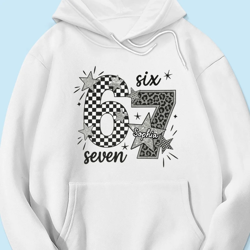 Viral Six Seven 67 Gen Z Funny Teen Slang - Personalized Shirt - Christmas Gift for Daughter, Son, Grandkids - Image 65