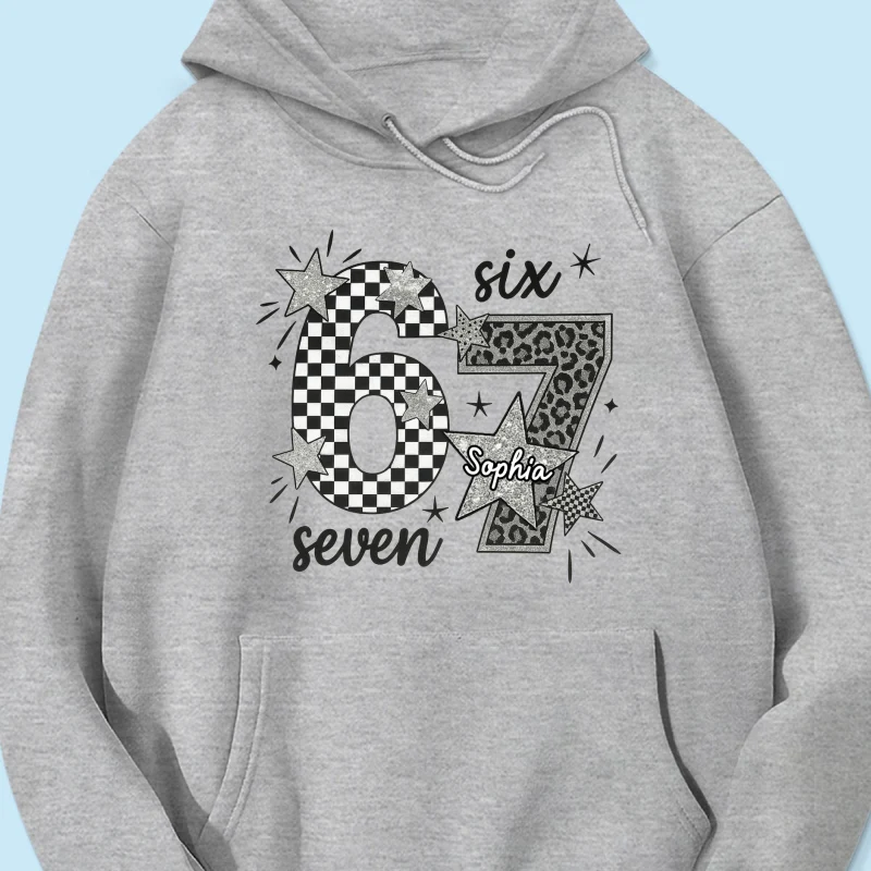 Viral Six Seven 67 Gen Z Funny Teen Slang - Personalized Shirt - Christmas Gift for Daughter, Son, Grandkids - Image 66