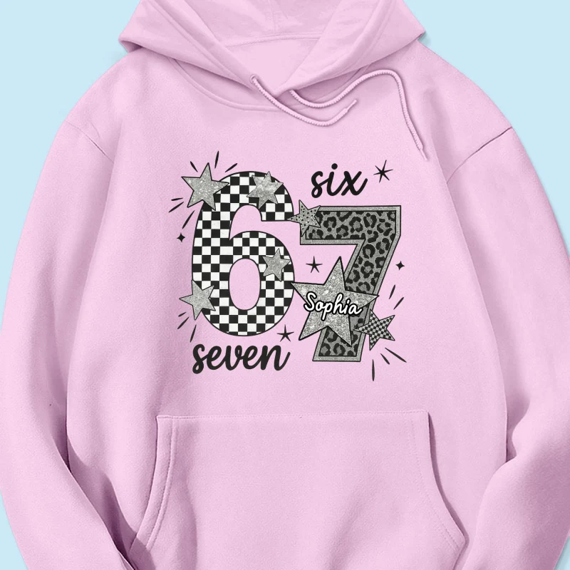 Viral Six Seven 67 Gen Z Funny Teen Slang - Personalized Shirt - Christmas Gift for Daughter, Son, Grandkids - Image 67