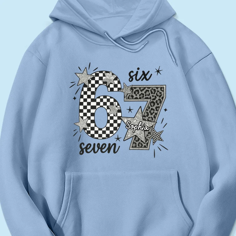 Viral Six Seven 67 Gen Z Funny Teen Slang - Personalized Shirt - Christmas Gift for Daughter, Son, Grandkids - Image 68