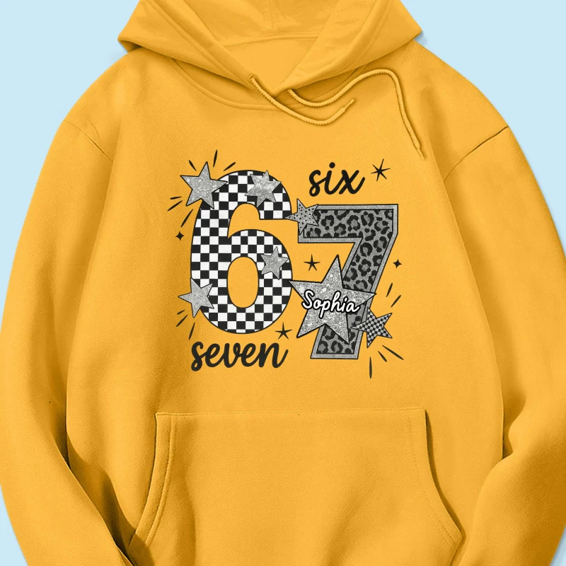 Viral Six Seven 67 Gen Z Funny Teen Slang - Personalized Shirt - Christmas Gift for Daughter, Son, Grandkids - Image 69