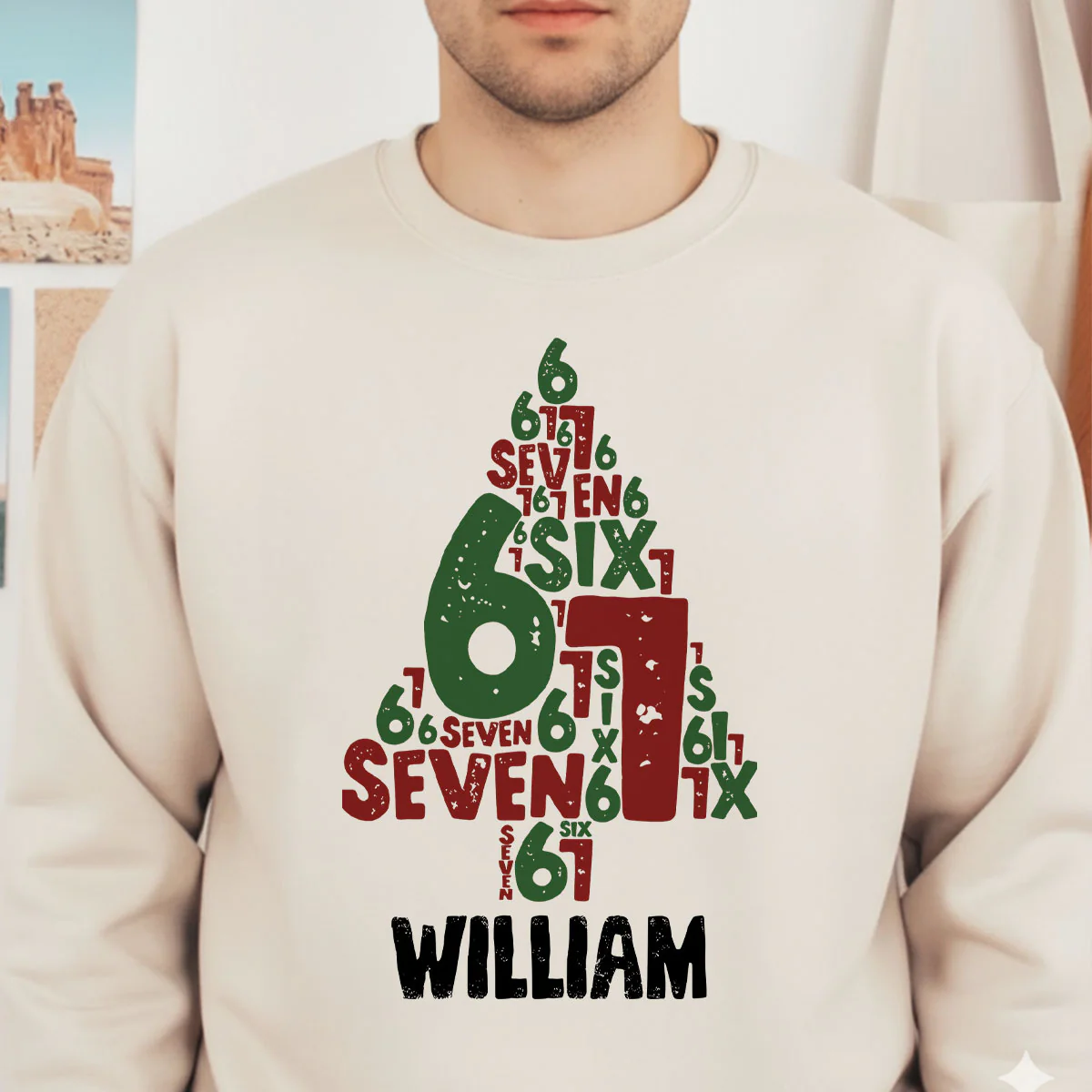 Viral Six Seven 67 Gen Z Funny Teen Slang - Personalized Shirt - Christmas Gift for Daughter, Son, Grandkids - Image 7