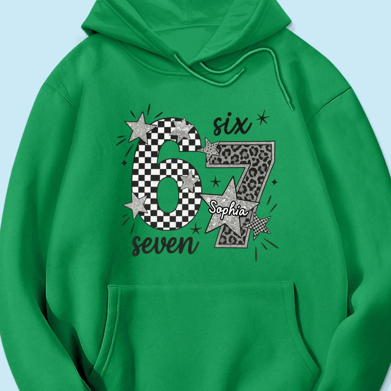 Viral Six Seven 67 Gen Z Funny Teen Slang - Personalized Shirt - Christmas Gift for Daughter, Son, Grandkids - Image 70