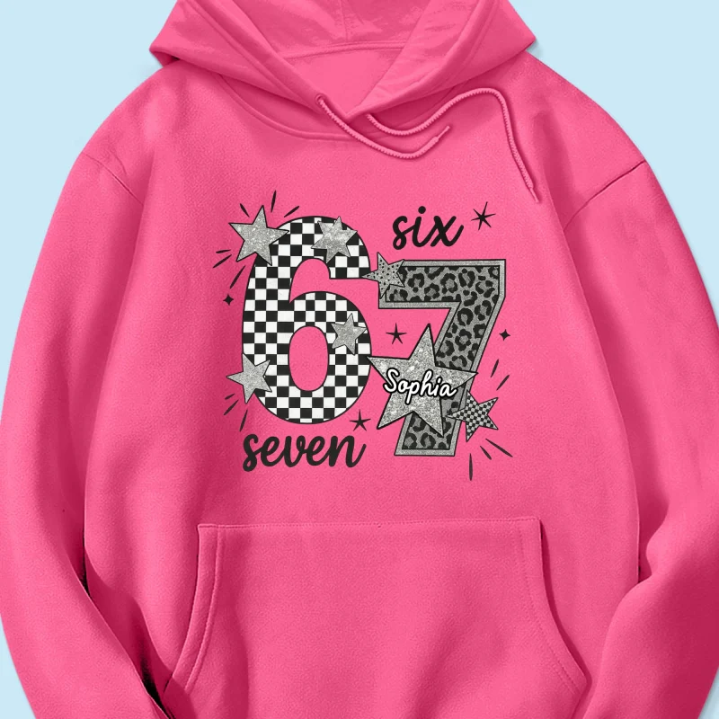Viral Six Seven 67 Gen Z Funny Teen Slang - Personalized Shirt - Christmas Gift for Daughter, Son, Grandkids - Image 71