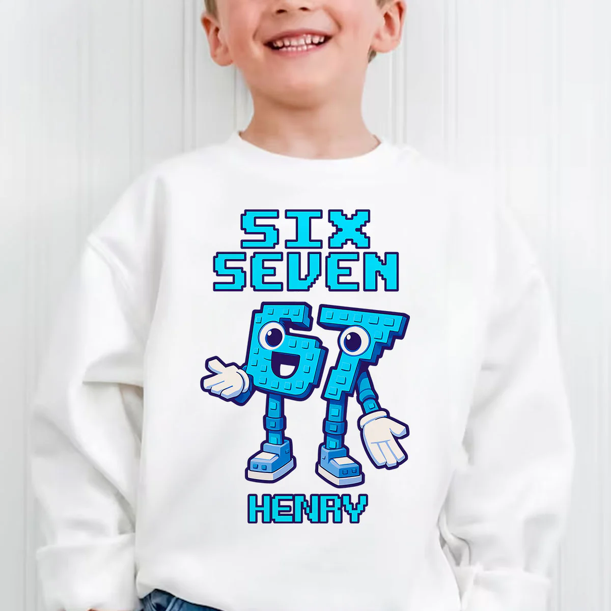 Viral Six Seven 67 Gen Z Funny Teen Slang - Personalized Shirt - Christmas Gift for Daughter, Son, Grandkids - Image 8