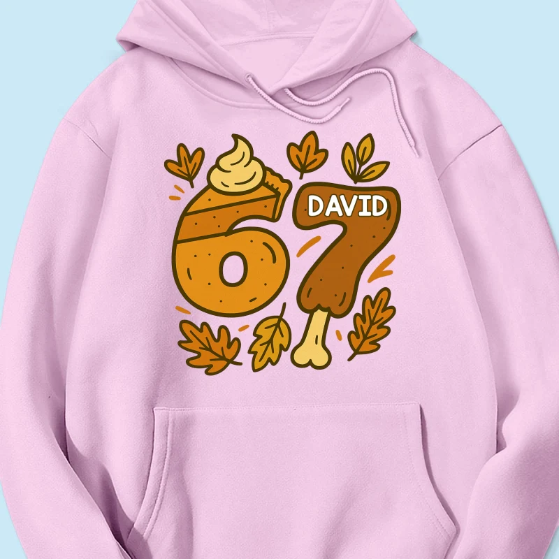 Viral Six Seven 67 Gen Z Funny Teen Slang Thanksgiving - Personalized Shirt - Christmas Gift for Daughter, Son, Grandkids - Image 54