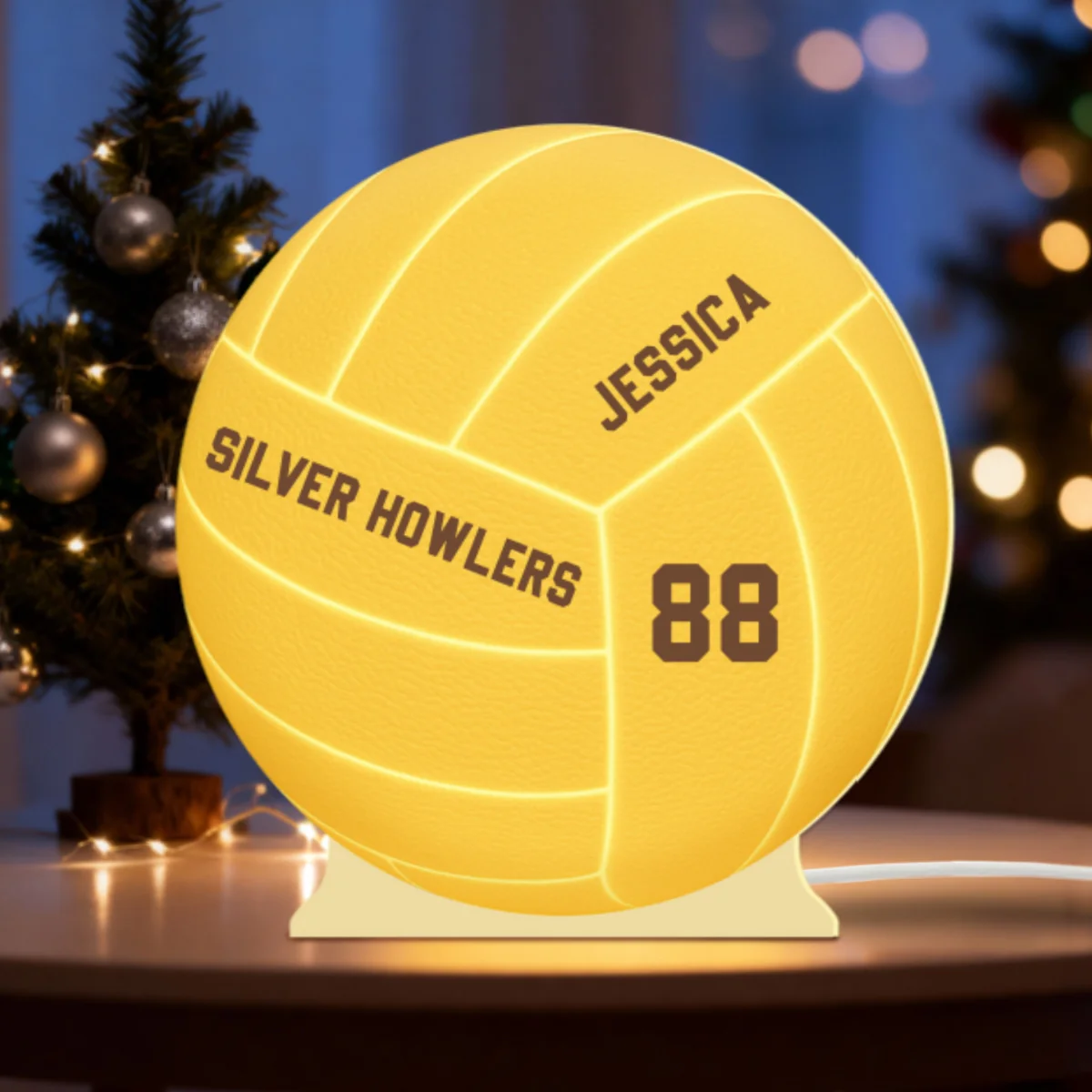 Volleyball Player Name - Personalized Light Box - Heartwarming Decor For Volleyball Player - Image 7