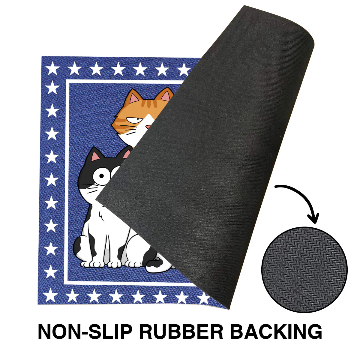 Vote For Cats Because Humans Suck, Personalized Welcome Mat - Image 3