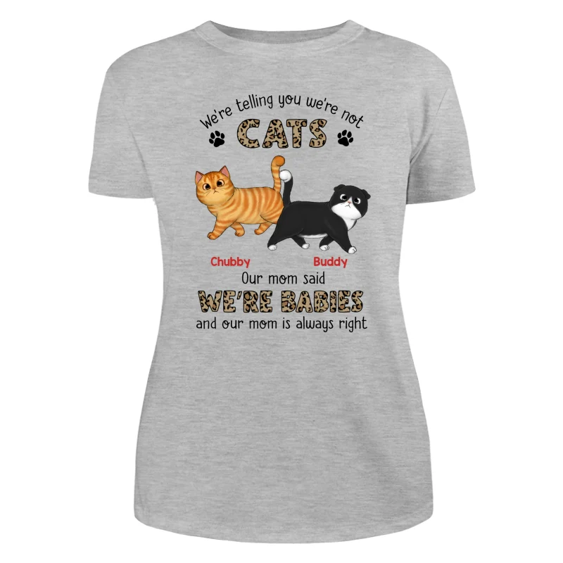Walking Fluffy Cats Baby Mom Said Gift For Cat Mom Cat Lovers Personalized Shirt - Image 10