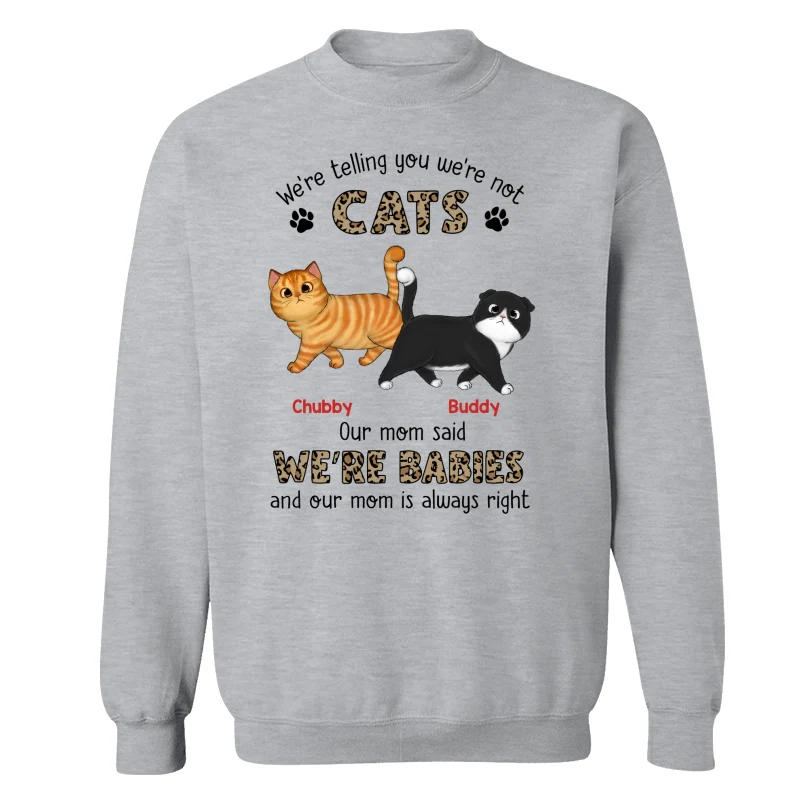 Walking Fluffy Cats Baby Mom Said Gift For Cat Mom Cat Lovers Personalized Shirt - Image 18