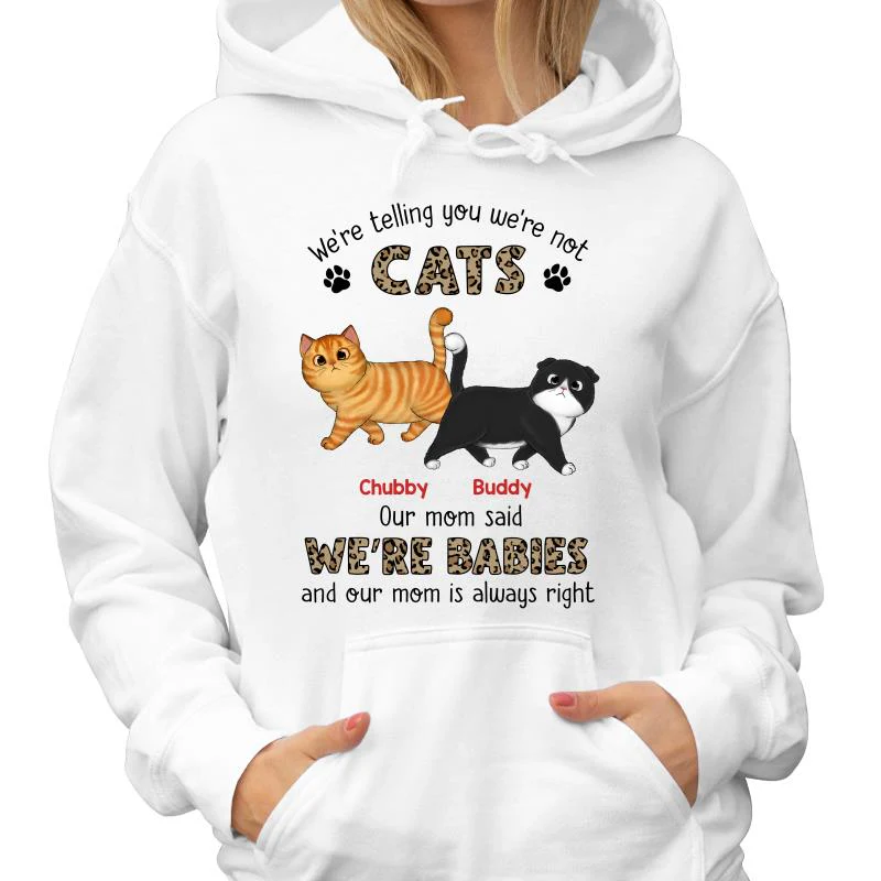Walking Fluffy Cats Baby Mom Said Gift For Cat Mom Cat Lovers Personalized Shirt - Image 4