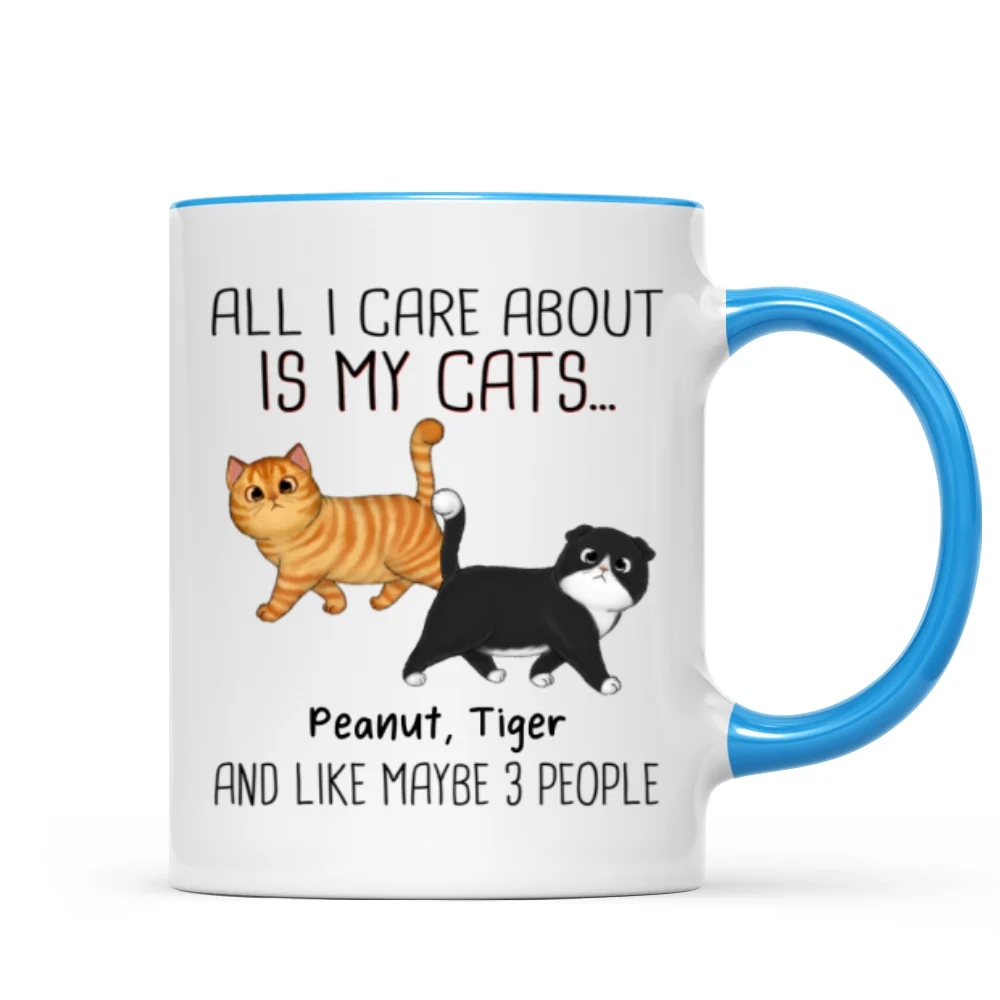 Walking Fluffy Cats Gift For Cat Lovers Personalized Mug - Image 8