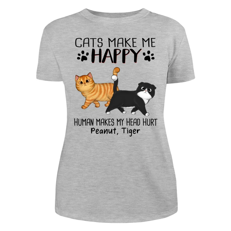 Walking Fluffy Cats Gift For Cat Lovers Personalized Shirt - Image 10