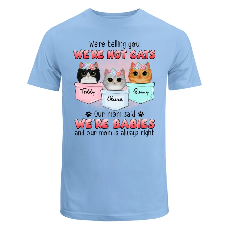 Watercolor Cute Cats Baby Mom Said Gift For Cat Lovers Personalized Shirt - Image 8