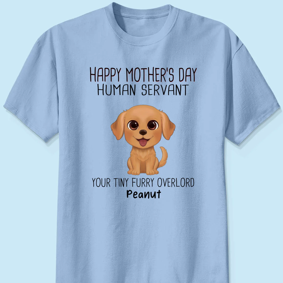 Watercolor Cute Dogs Happy Mother‘s Day Dog Human Servant Personalized Shirt - Image 10
