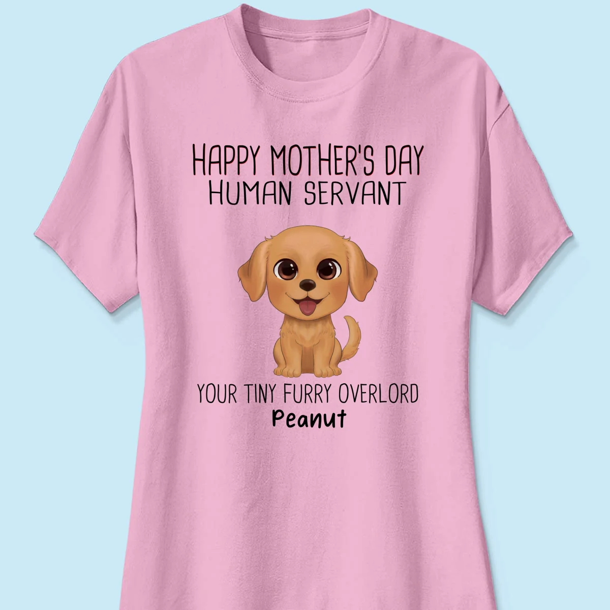 Watercolor Cute Dogs Happy Mother‘s Day Dog Human Servant Personalized Shirt - Image 13
