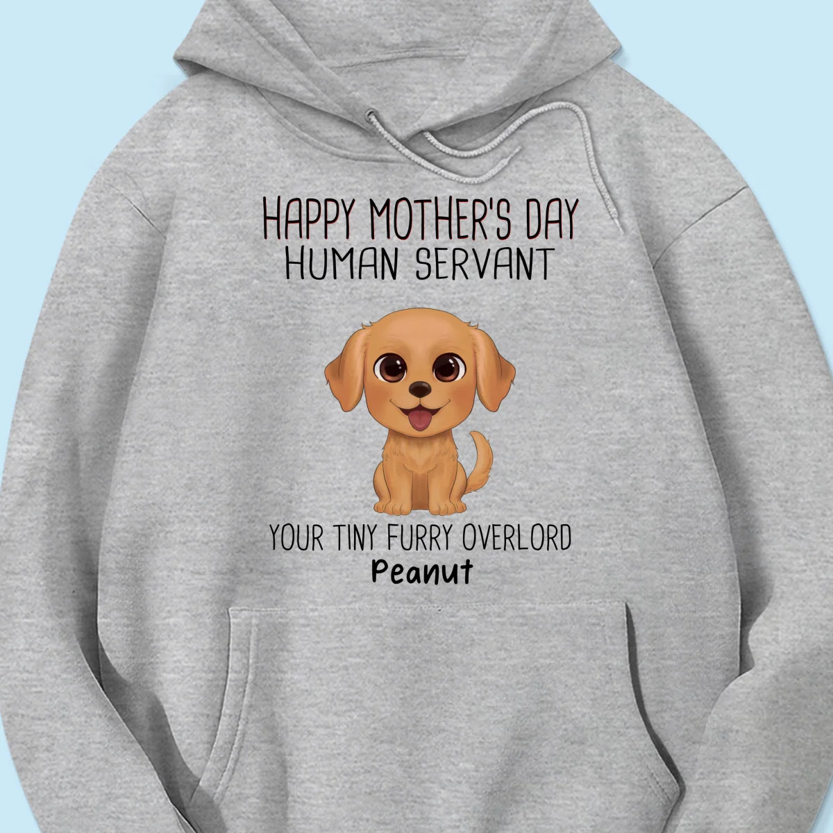 Watercolor Cute Dogs Happy Mother‘s Day Dog Human Servant Personalized Shirt - Image 16