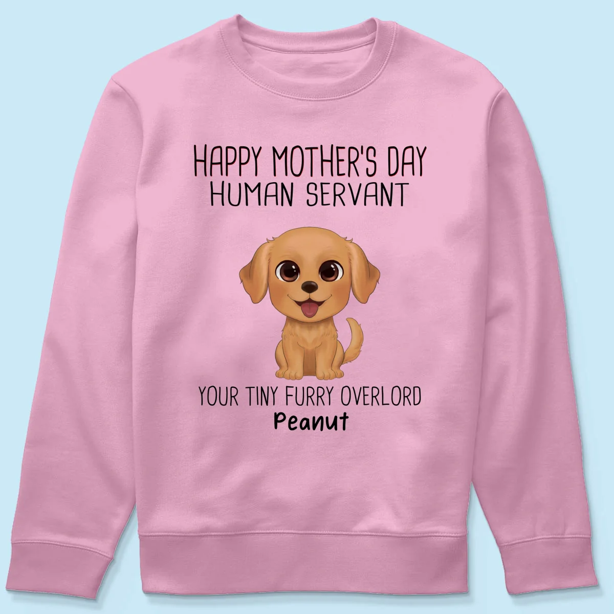 Watercolor Cute Dogs Happy Mother‘s Day Dog Human Servant Personalized Shirt - Image 21