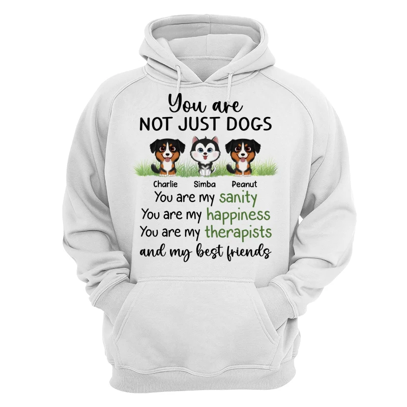 Watercolor Cute Dogs Sanity Best Friends Personalized Shirt - Image 13