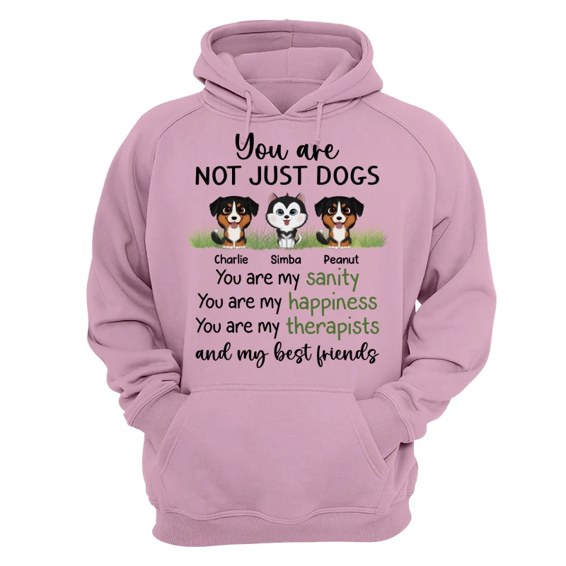 Watercolor Cute Dogs Sanity Best Friends Personalized Shirt - Image 15