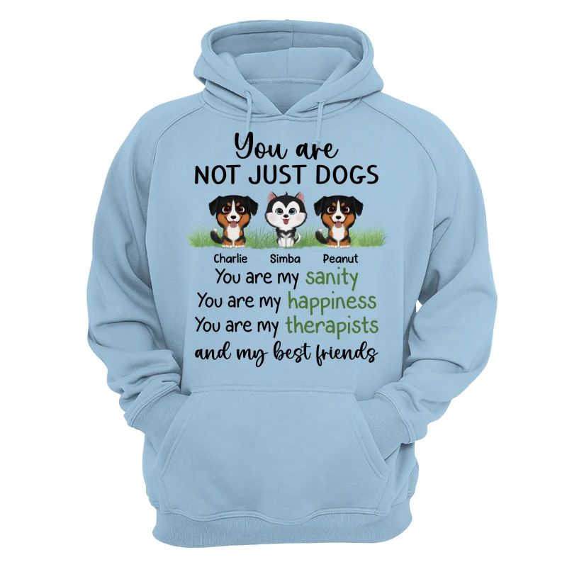 Watercolor Cute Dogs Sanity Best Friends Personalized Shirt - Image 16