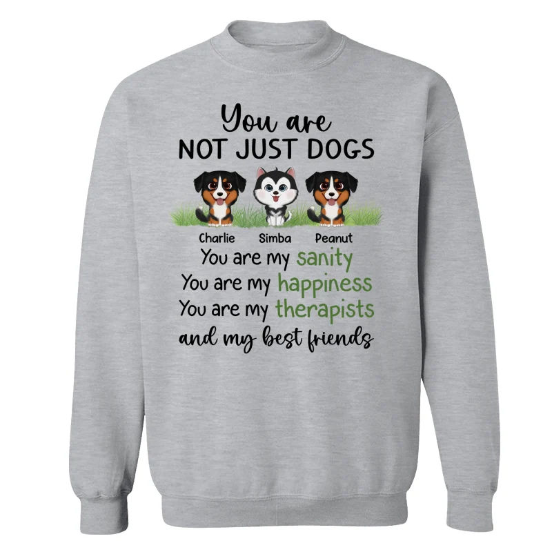 Watercolor Cute Dogs Sanity Best Friends Personalized Shirt - Image 18