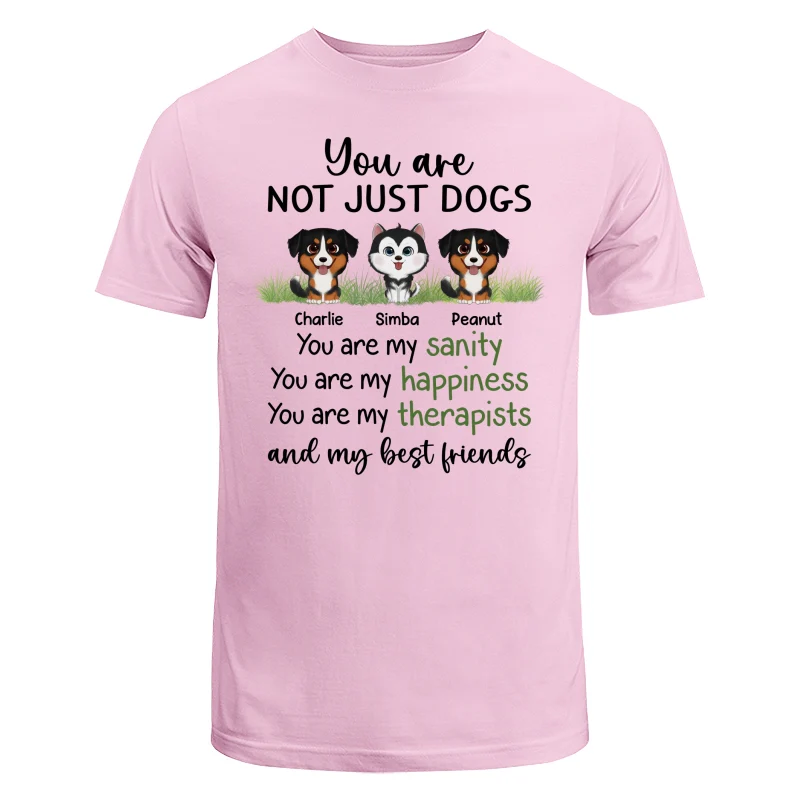 Watercolor Cute Dogs Sanity Best Friends Personalized Shirt - Image 7