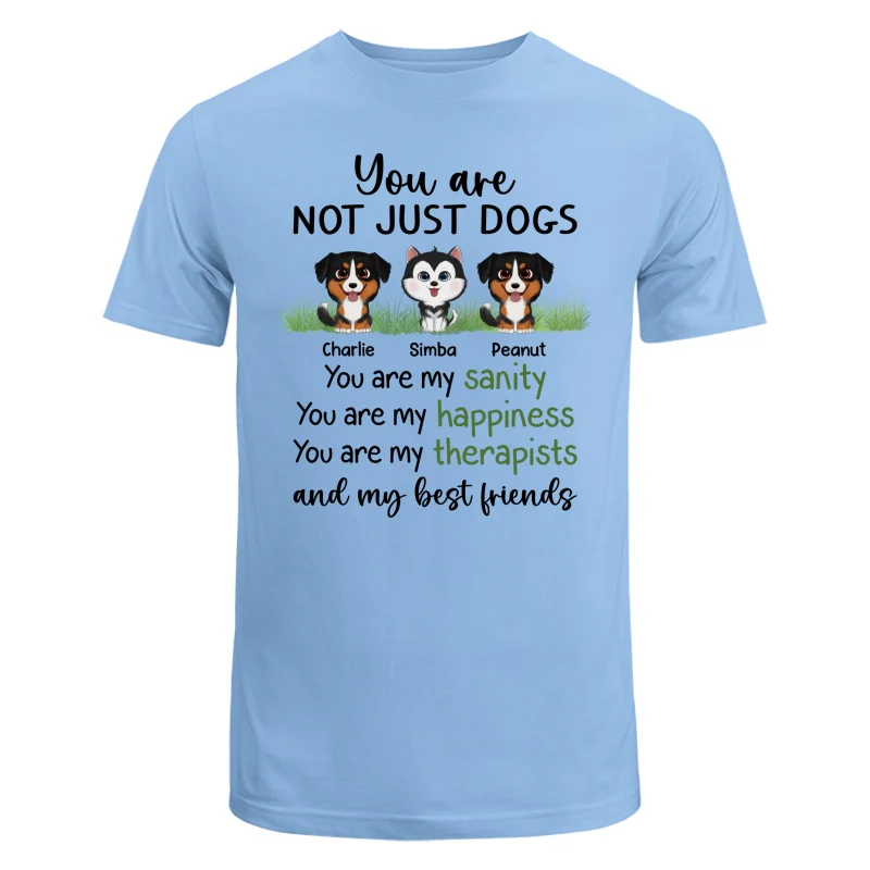 Watercolor Cute Dogs Sanity Best Friends Personalized Shirt - Image 8