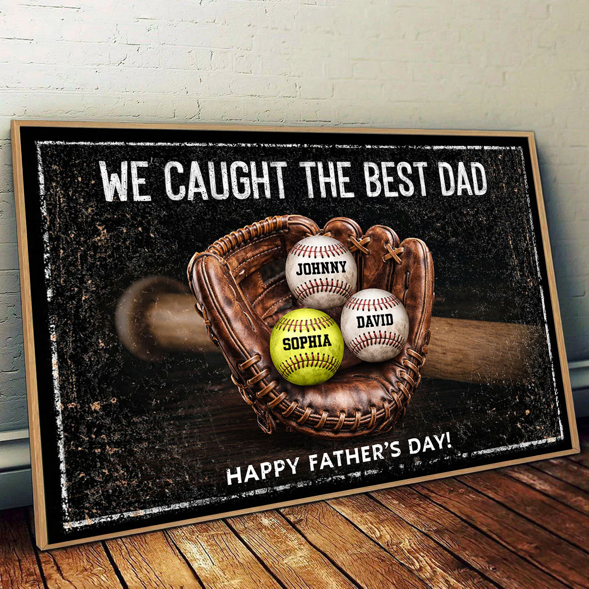 We Caught The Best Dad - Personalized Poster - Heartfelt Father's Day Gift for Dad, Husband - Image 5
