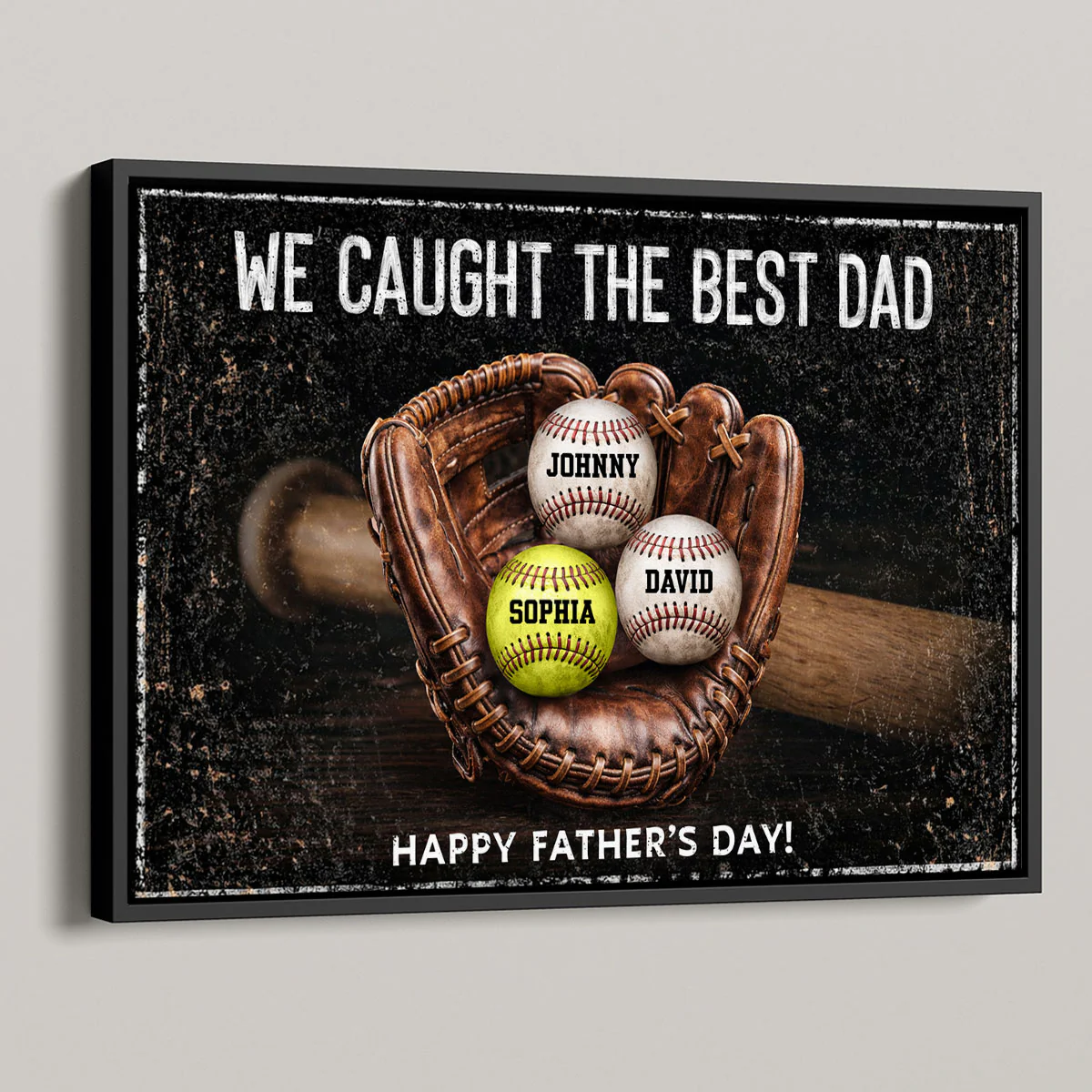 We Caught The Best Dad - Personalized Poster - Heartfelt Father's Day Gift for Dad, Husband - Image 6