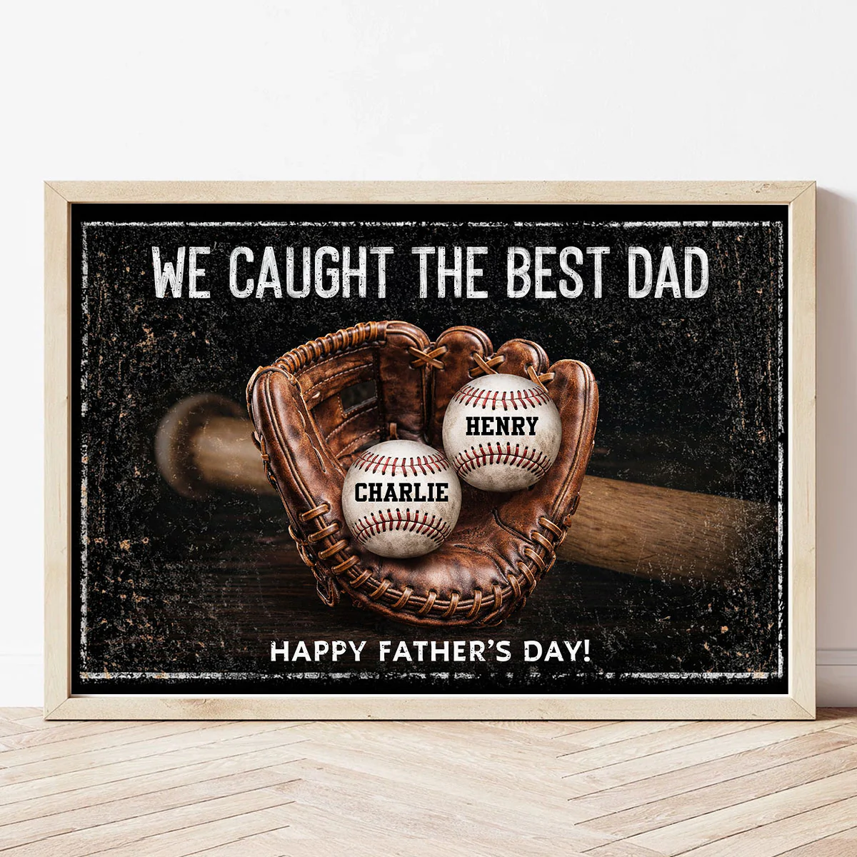 We Caught The Best Dad - Personalized Poster - Heartfelt Father's Day Gift for Dad, Husband - Image 7