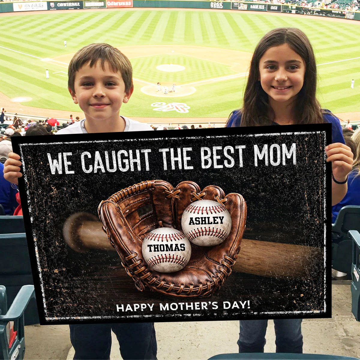 We Caught The Best Mom Dad Grandparents - Personalized Poster - Heartfelt Gift for Her, for Him - Image 3