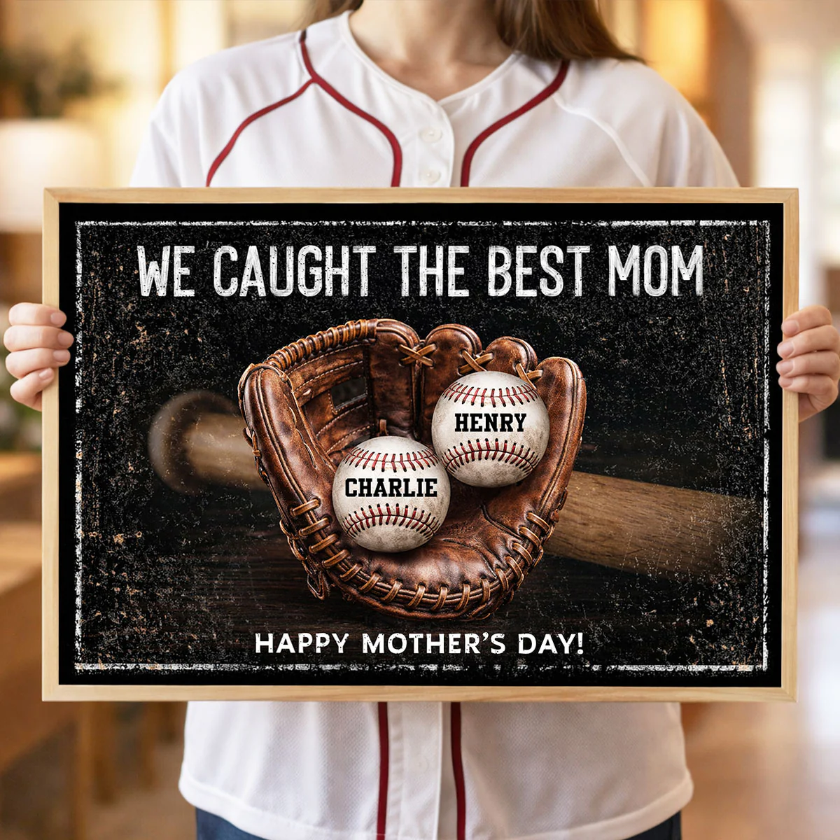 We Caught The Best Mom Dad Grandparents - Personalized Poster - Heartfelt Gift for Her, for Him - Image 6