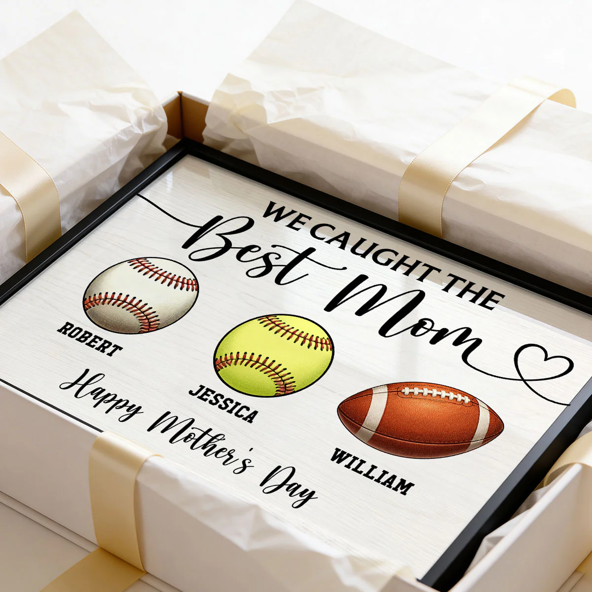 We Caught The Best Mom Sport Mom - Personalized Poster - Mother's Day Gift For Mom, Wife - Image 7