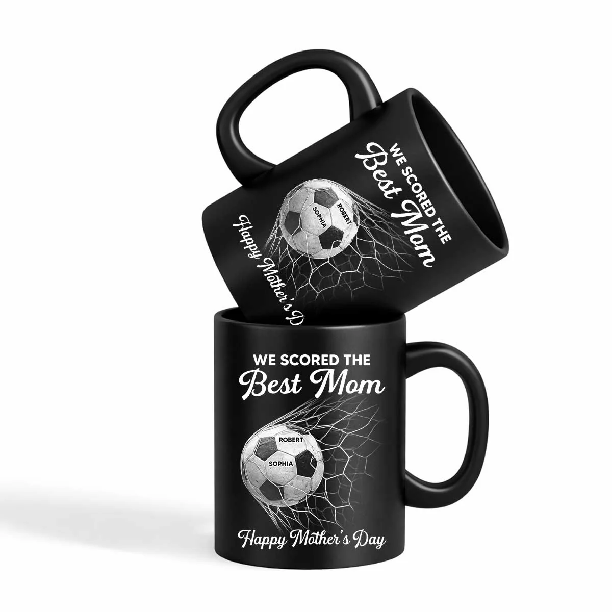 We Scored The Best Mom - Personalized Mug - Mother's Day Gift For Soccer Mom - Image 4
