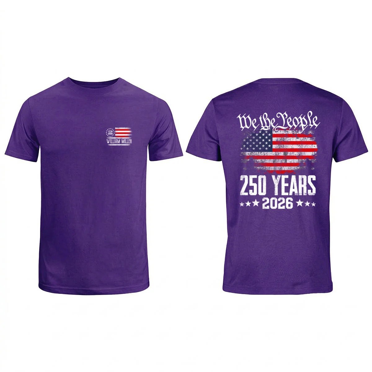 We The People Custom Name - Personalized Shirt - United States 250th Anniversary USA Patriotic - Image 11