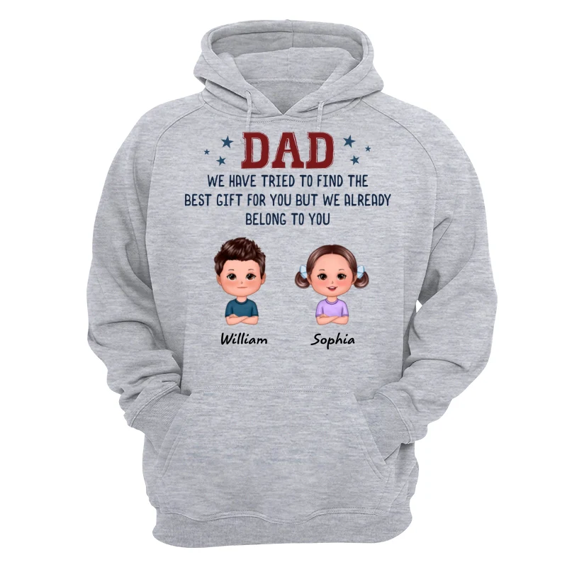 We Tried To Find Best Gift Kid Dog Cat Funny Gift For Dad Personalized Shirt - Image 14