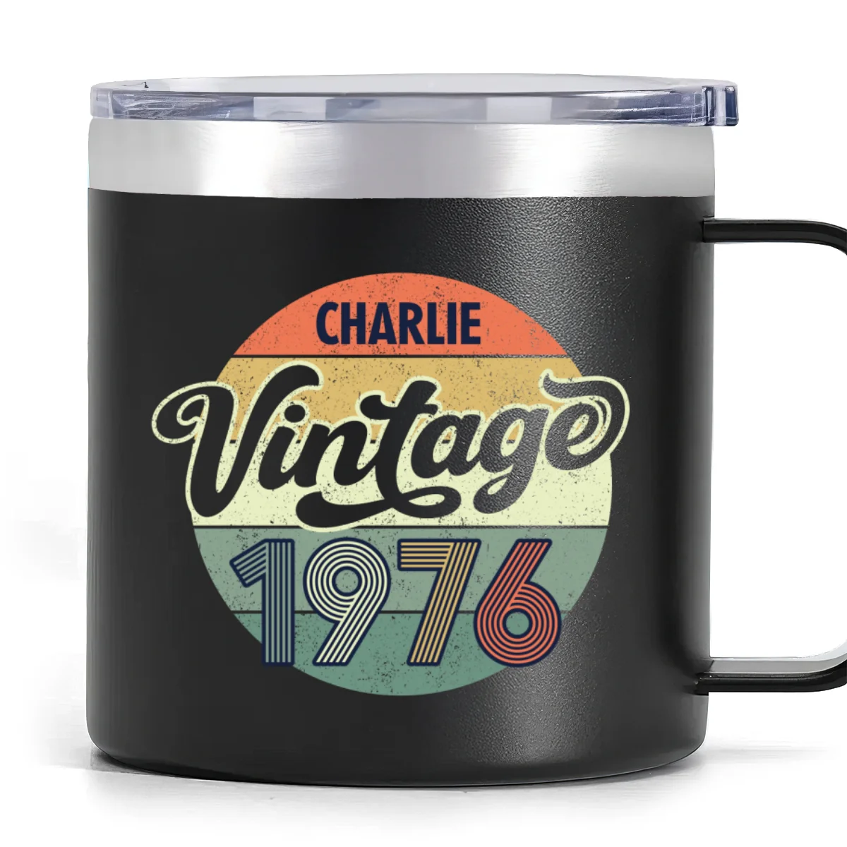 Weird Being The Same Age As Old People Vintage Style - Personalized Stainless Steel Tumbler With Handle - Funny Birthday Gift - Image 13