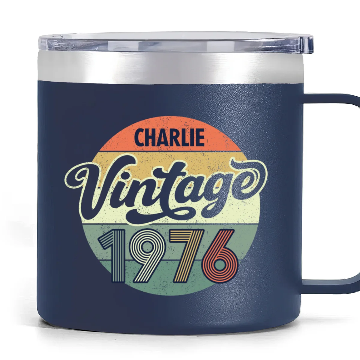 Weird Being The Same Age As Old People Vintage Style - Personalized Stainless Steel Tumbler With Handle - Funny Birthday Gift - Image 14