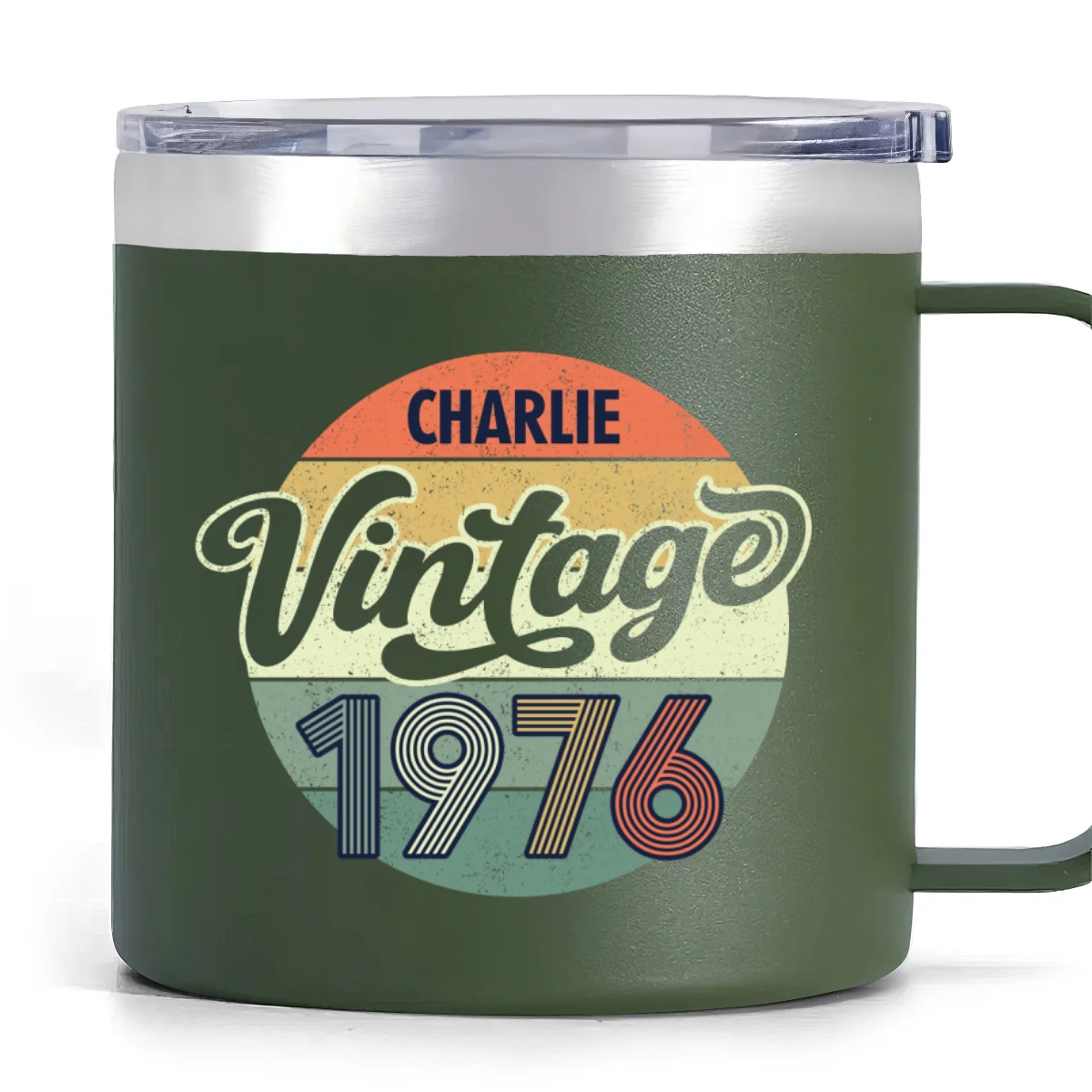 Weird Being The Same Age As Old People Vintage Style - Personalized Stainless Steel Tumbler With Handle - Funny Birthday Gift - Image 15