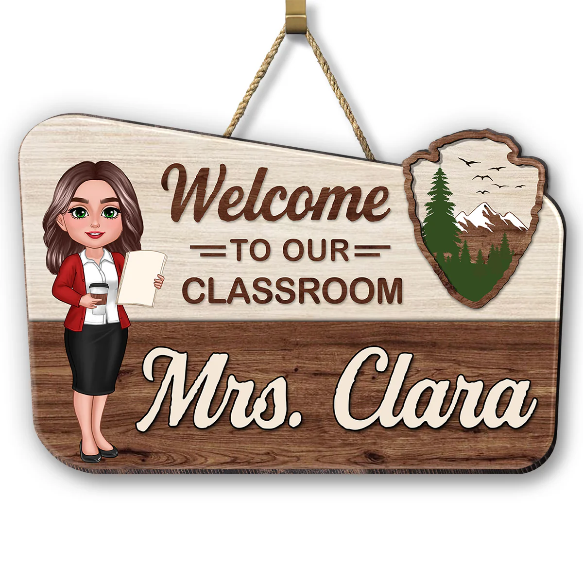 Welcome Classroom Let Adventure Begin Personalized Wood Sign, Back To School gift, Classroom Decor - Image 7