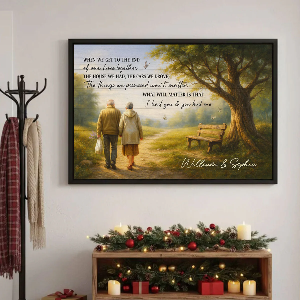 When We Get to the End of Our Lives Together Peaceful Landscape - Personalized Poster - Sentimental Gift for him, Gift for her - Image 5